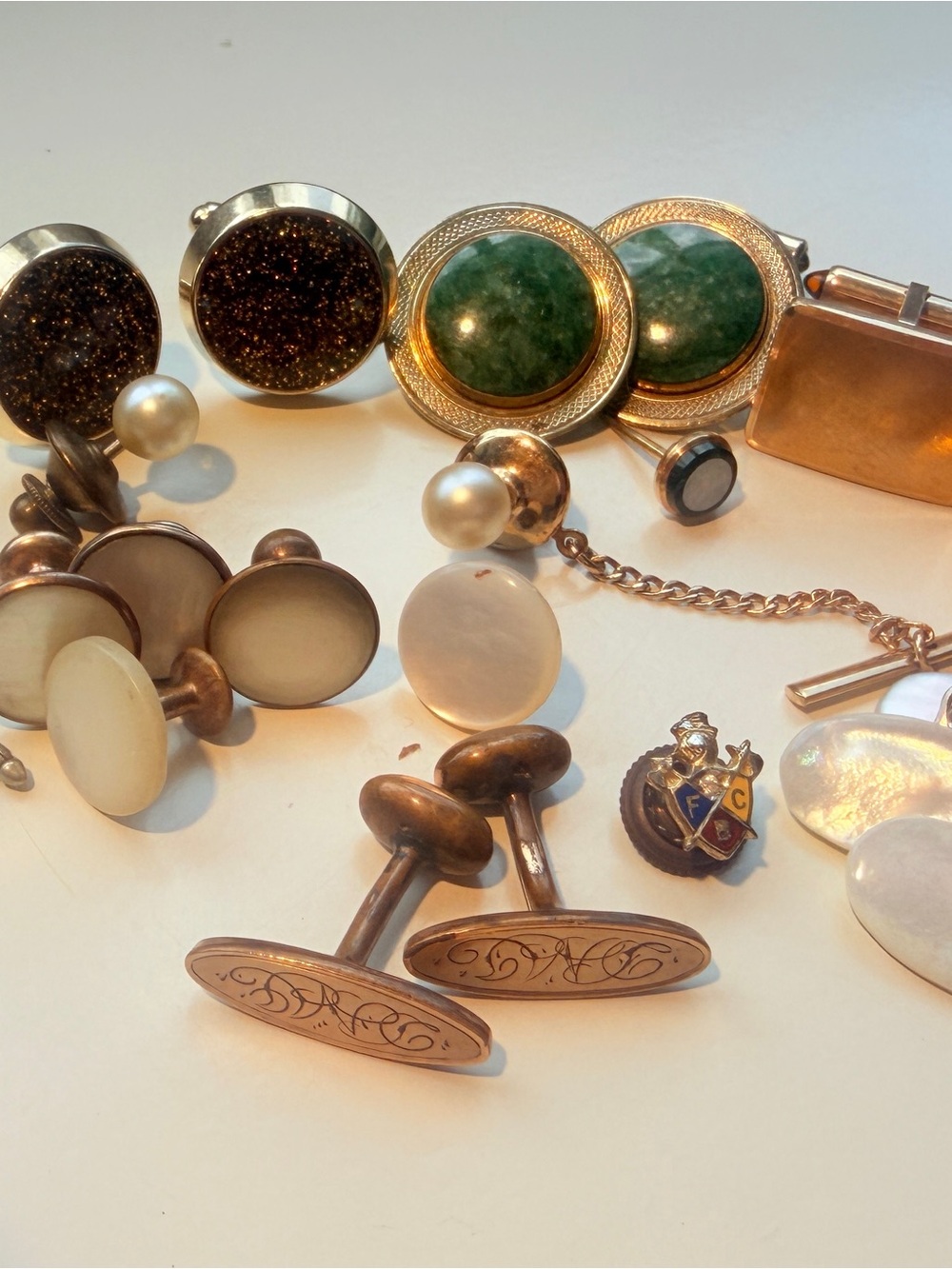 Vintage and Antique Cufflinks Lot